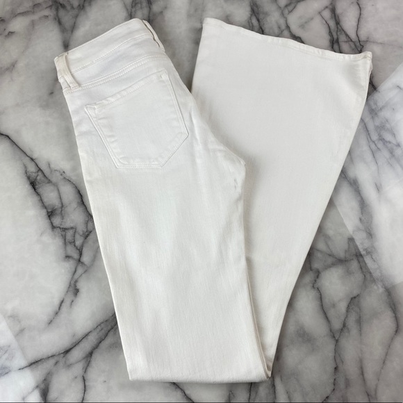 NWT EXPRESS MID RISE BELL FLARE JEANS; 0R - Picture 5 of 12